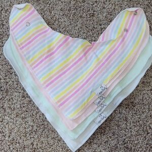 Copper Pearl Bandana Bibs - Pastel Stripes